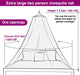 size bed canopy for princess bedroom, full size twin mosquito net