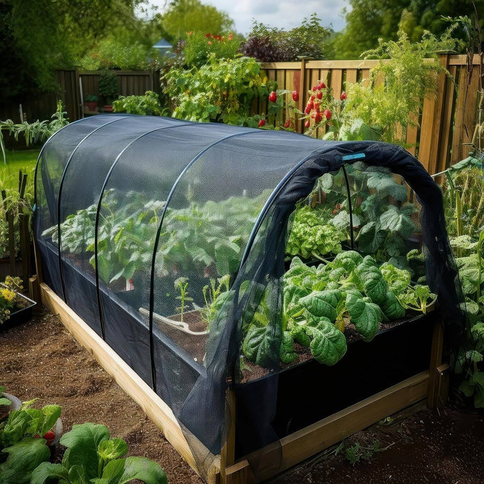 10X10 FT Black DIY Mosquito Net Fabric – Insect Netting for Garden ...