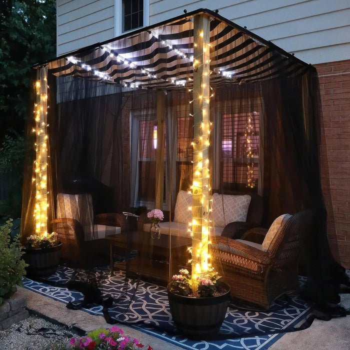 10X20 FT Black DIY Mosquito Net - Versatile Insect Cover