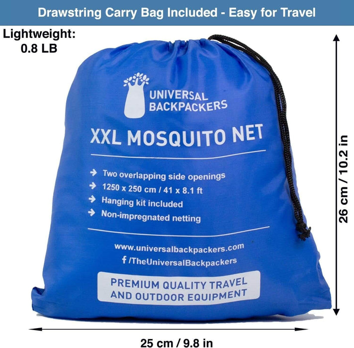 lightweight carry bag for conical white mosquito net for travel