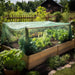 Green mosquito net fabric for garden and patio, 10 x 30 diy insect netting mesh material, raised bed