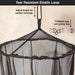 how to hang a black mosquito net for bed canopy netting, pop-up folding instructions