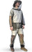 Lightweight mosquito net suit with hooded jacket and pants, breathable No-See-Um mesh for full-body insect protection during camping, hiking, or fishing