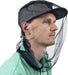 mosquito head net, bug and insect netting for face and hat, outdoor fishing and hunting head net