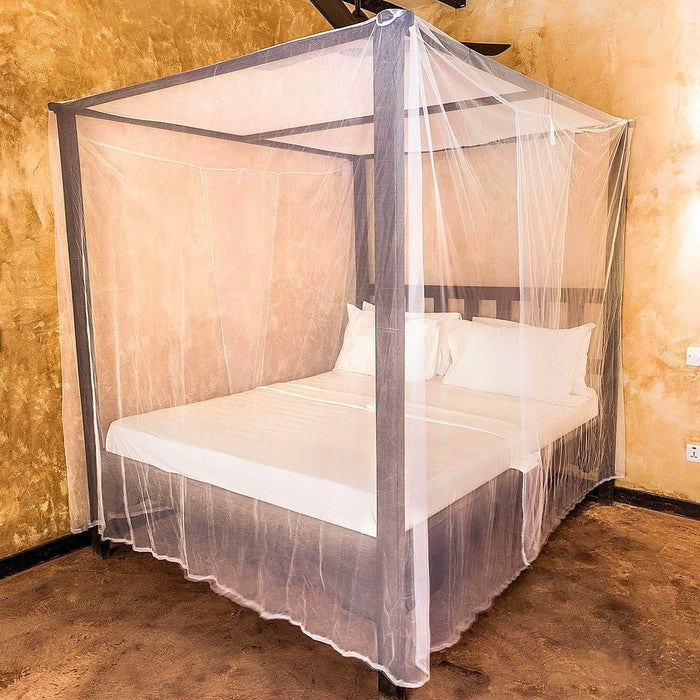 Square Mosquito Net for Single to King-Size Bed – Two Side Openings —  bedcanopystore