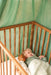 Soft breathable fabric canopy for baby crib or toddler bed