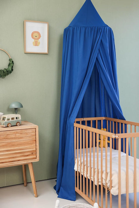 Conical-shaped baby mosquito net for toddler bed