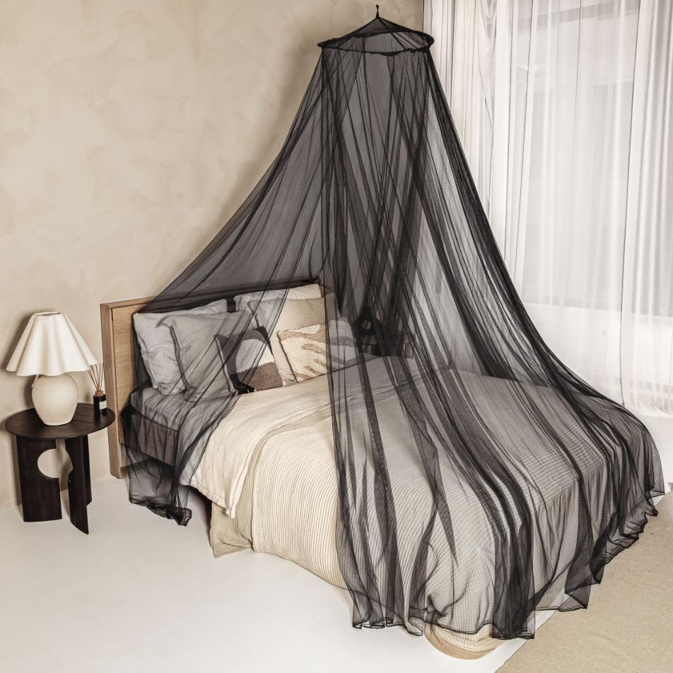 Black Mosquito Net