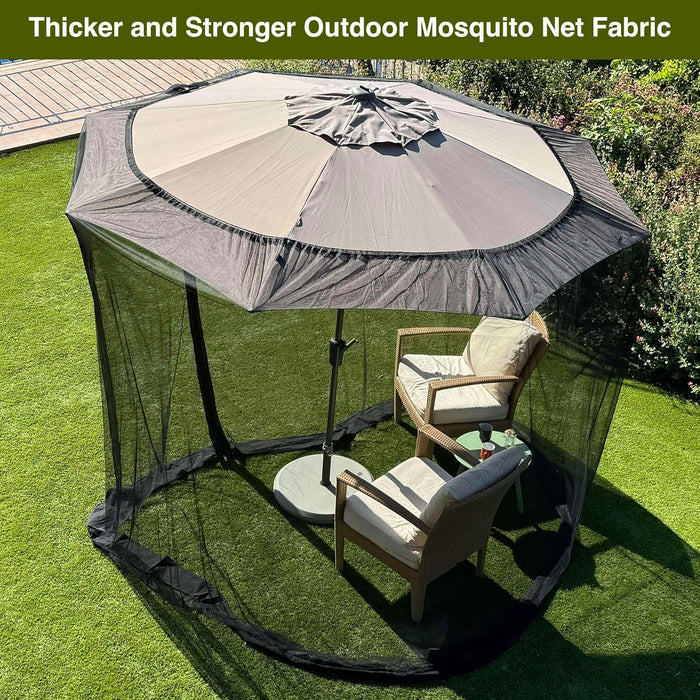 11 FT XL Black Umbrella Mosquito Net – Heavy-Duty Fabric — bedcanopystore 11 FT XL Black Umbrella Mosquito Net – Heavy-Duty Fabric — bedcanopystore