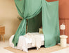 Breathable green mosquito net for adults and teens bedroom
