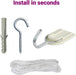 hanging kit accessories for hanging mosquito net, instant installation of mosquito net