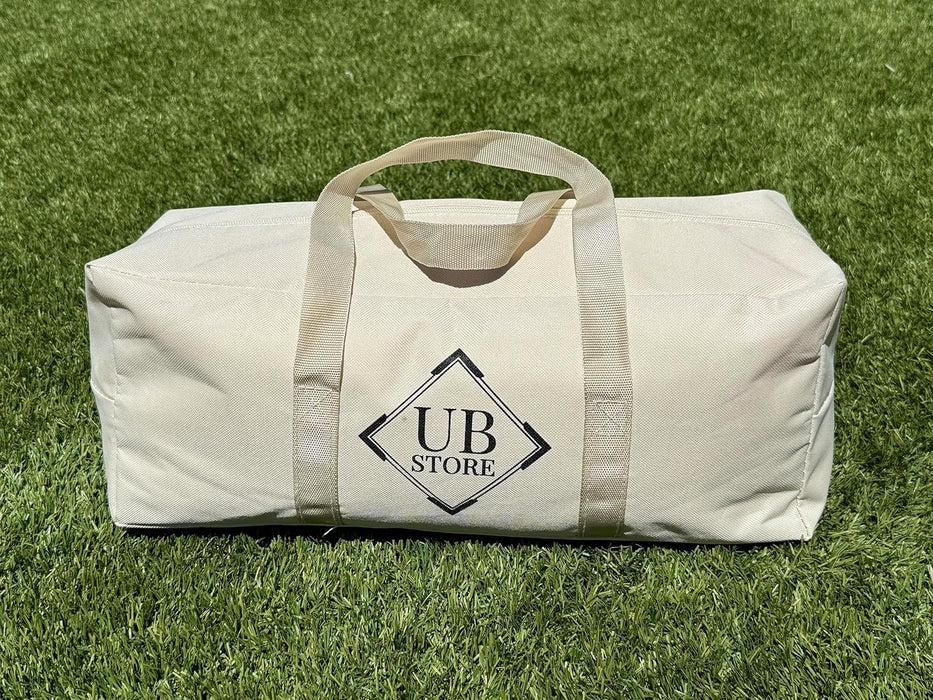 Mosquito net with luxury cotton canvas edges for a stylish outdoor look