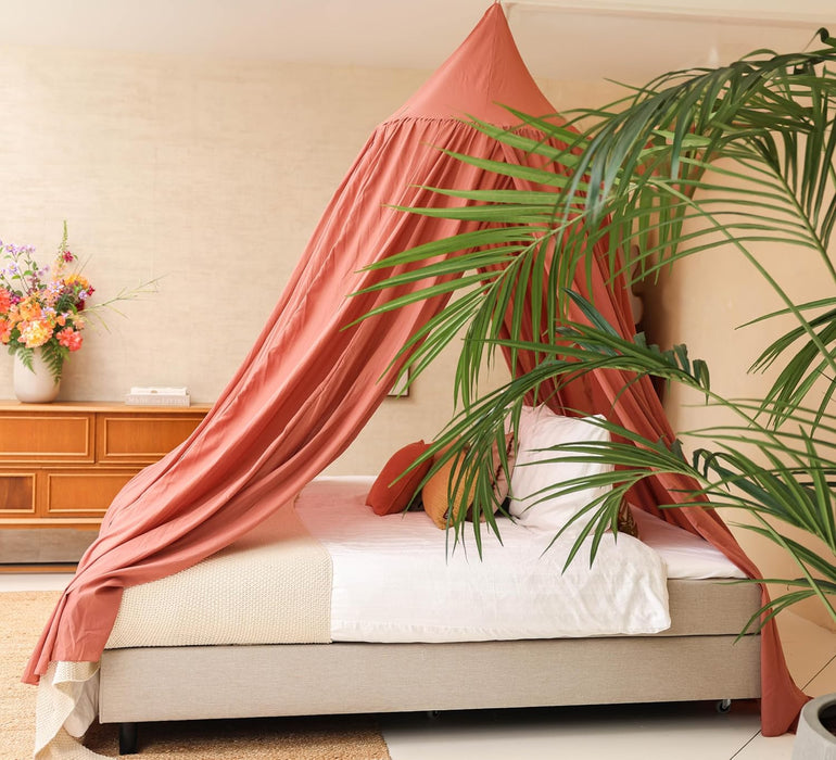 Romantic pink bedroom canopy for adults and teens décor